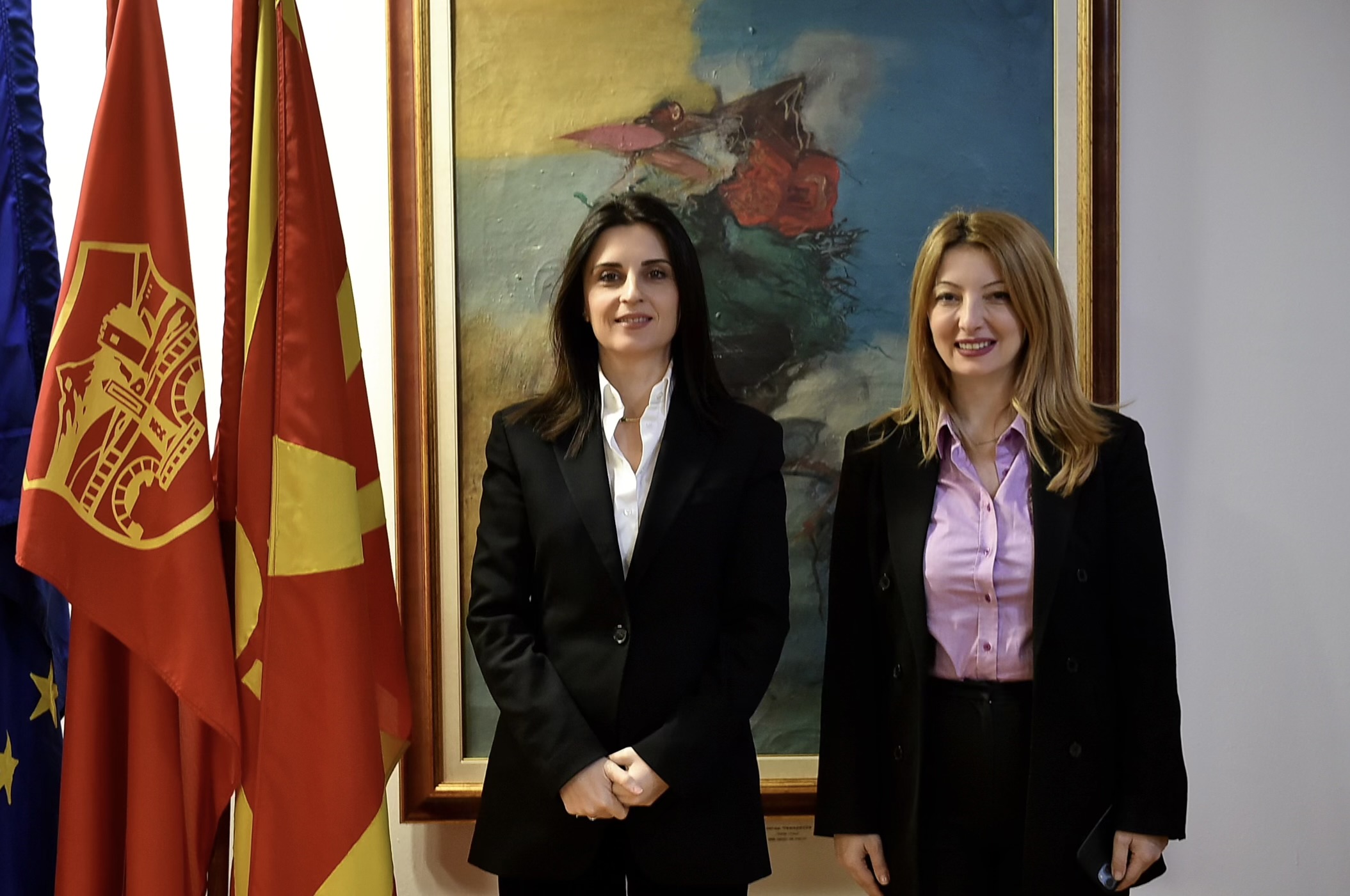 Градоначалничката Арсовска оствари работна средба со градоначалничката на Драч, Емиријана Сако