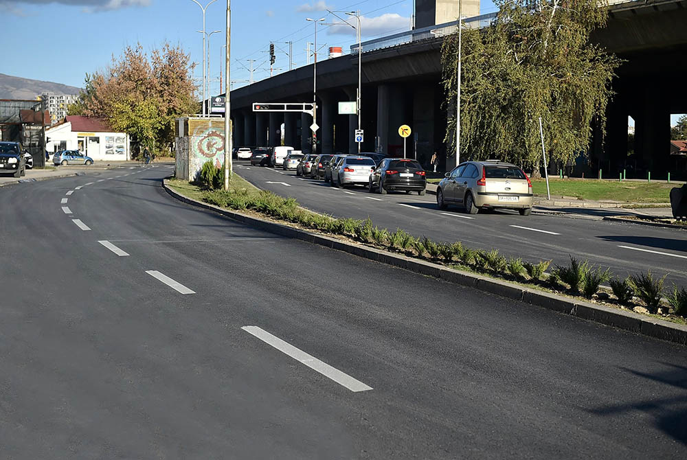 Реализирано уште едно ветување од програмата За модерно Скопје, реконструирана улицата Никола Карев 