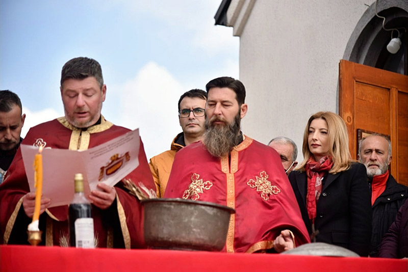 Arsovska në festimin tradicional të festës së Shën Trifunit në fshatin Kuçkovë